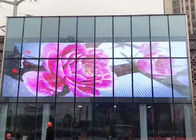 Esposizione principale trasparente dell'interno di pubblicità lunga di vita con la parete divisoria di vetro