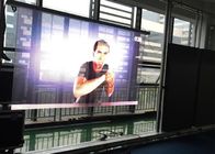 pubblicità di vetro trasparente della parete 1000nits di 14W P3.91 LED la video ha condotto l'esposizione