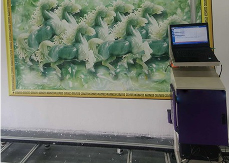 Stampante a getto di inchiostro automatica della parete di CMYK 30sqm/H 720DPL