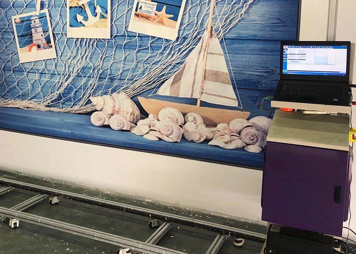 Stampante a getto di inchiostro For Wall Painting della parete di CMYK 120w DX-10 EPSON 3D